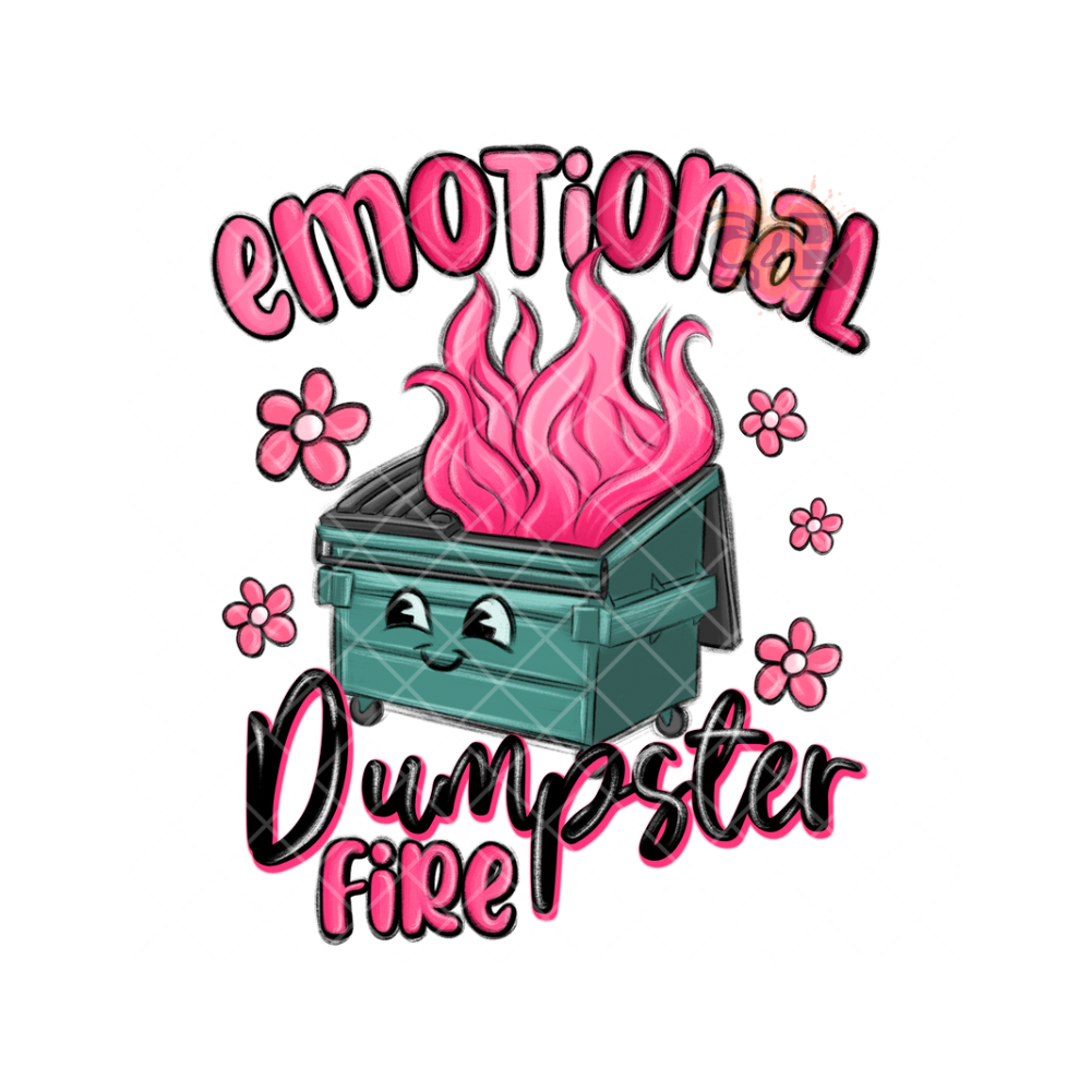 Emotional Dumpster Fire PNG – C&B Drip