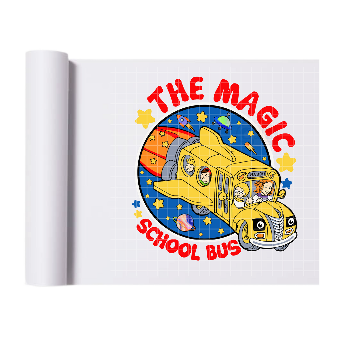 Magic Shuttle Bus Transfer Magic School Bus SpaceShip DTF Transfer – C&B Drip
