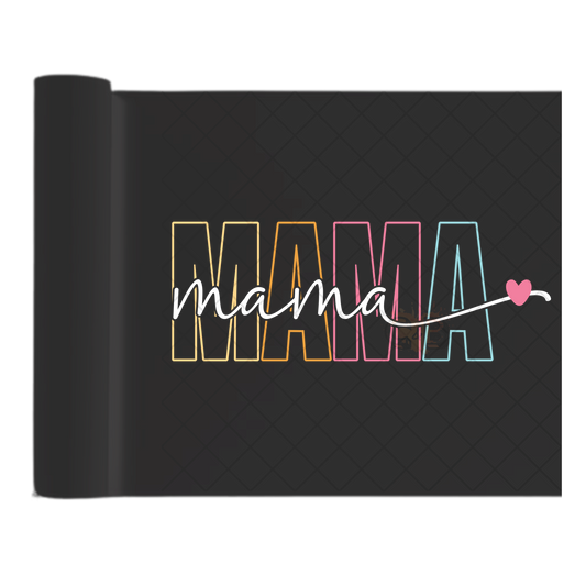 Mama Pastel Vibe - Direct Print Film Transfer for T-Shirts, Cotton, Polyester & Blends - High-Quality Print