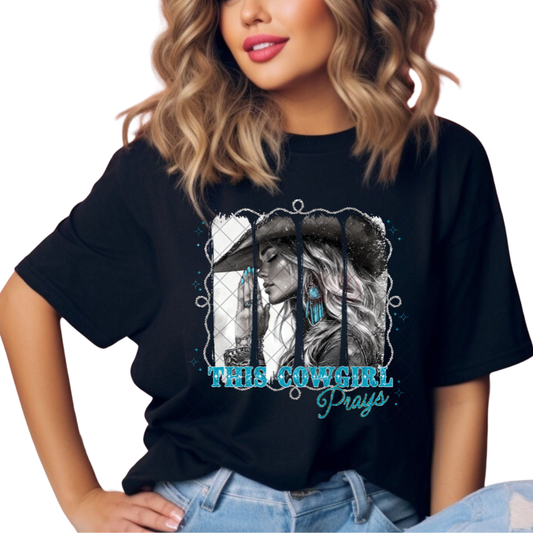 This Cowgirl Plays - Premium Graphic T-Shirt for Casual Wear