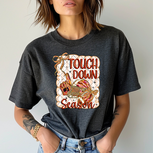 Touch Down Season - Premium Graphic T-Shirt for Casual Wear