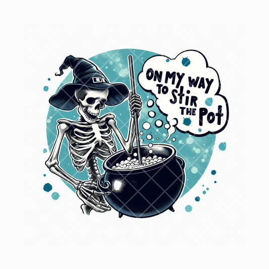 On My Way To Stir The Pot PNG File
