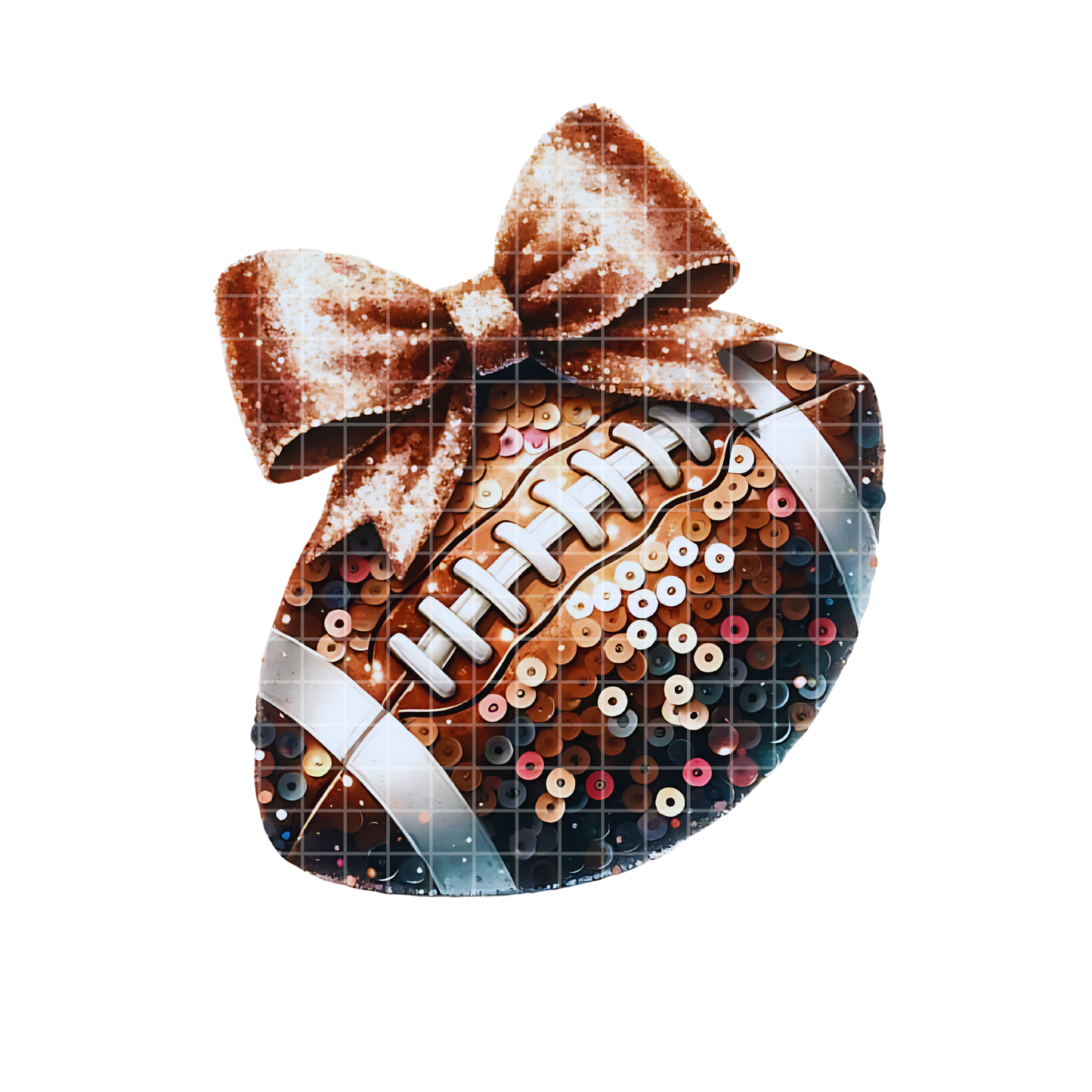 Glitter Football PNG