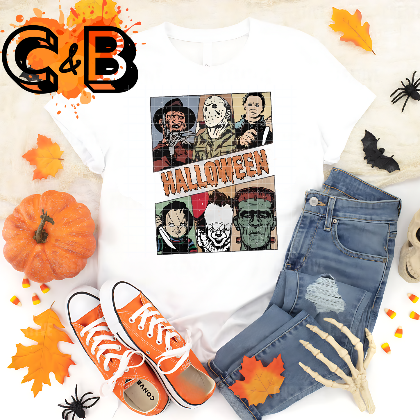 Halloween Characters T-Shirt