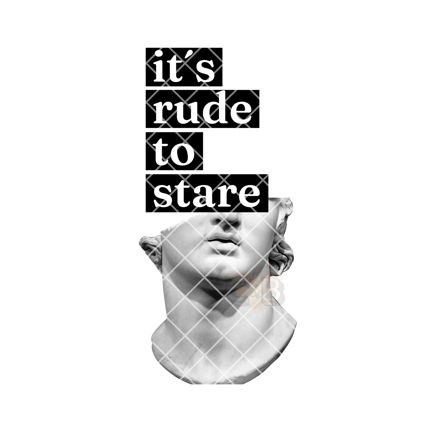 It’s rude to stare PNG