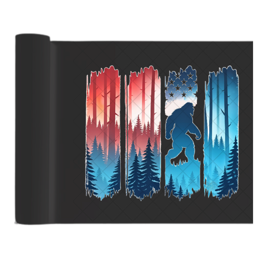 Sasquatch America - Direct Print Film Transfer for Trendy T-Shirts, Cotton, Polyester & Blends - High-Quality Print