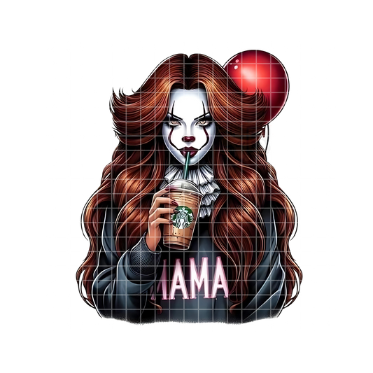 Pennywise MAMA Red Hair PNG