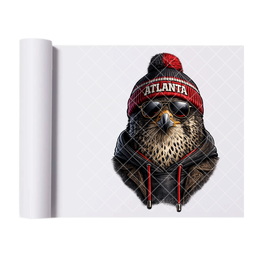 Atlanta Football - Direct Print Film Transfer for T-Shirts, Cotton, Polyester & Blends - High-Quality Print