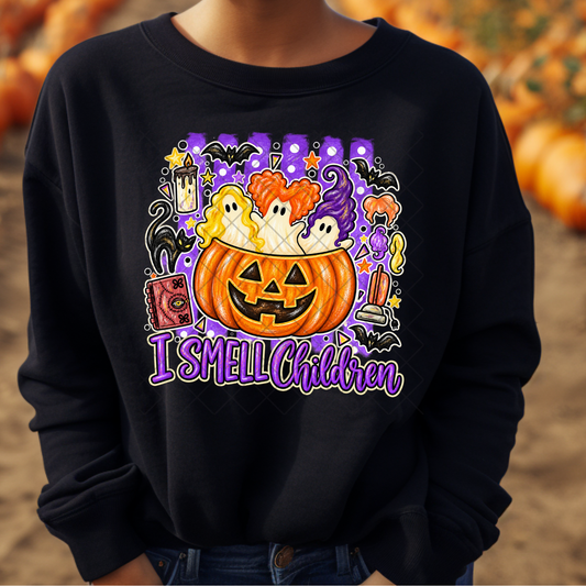 I Smell Children 3 Witches - Premium Graphic T-Shirt for Casual Wear