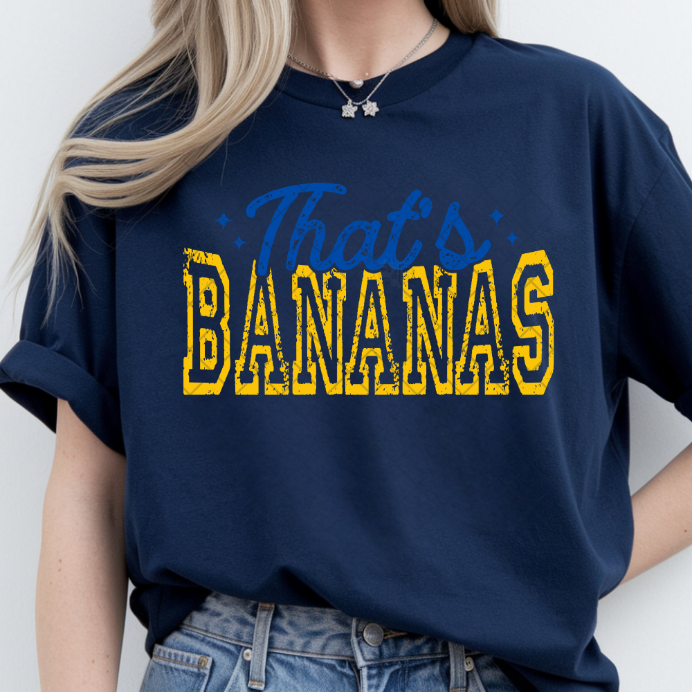 That's Bananas Distressed - Premium Graphic T-Shirt for Casual Wear