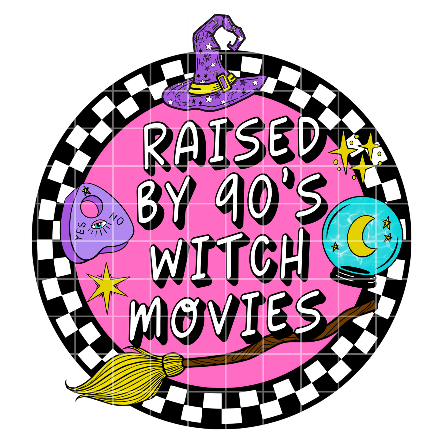 Raised By 90s Witch Movies T-Shirt