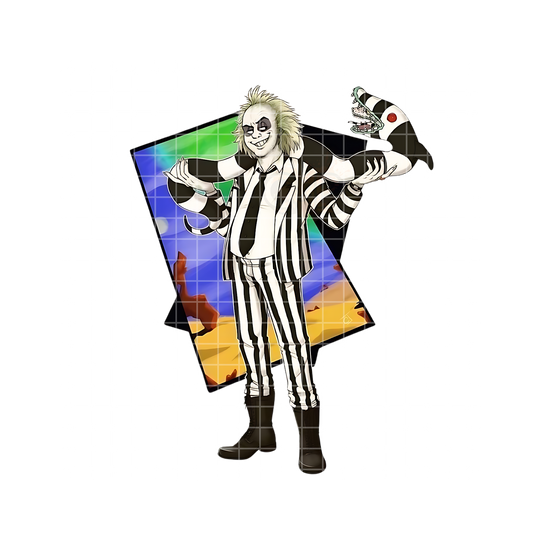 Beetlejuice With Worm PNG