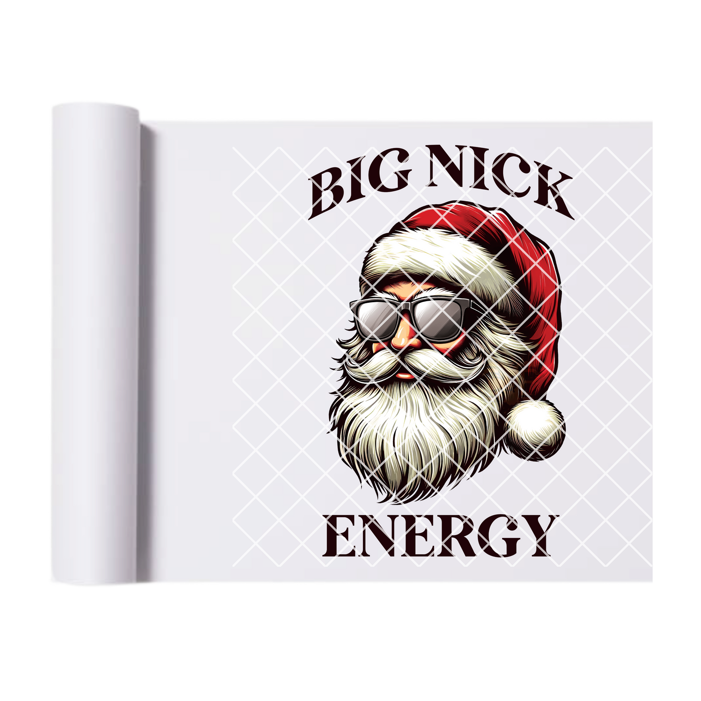 Big Nick Energy Santa DTF Transfer