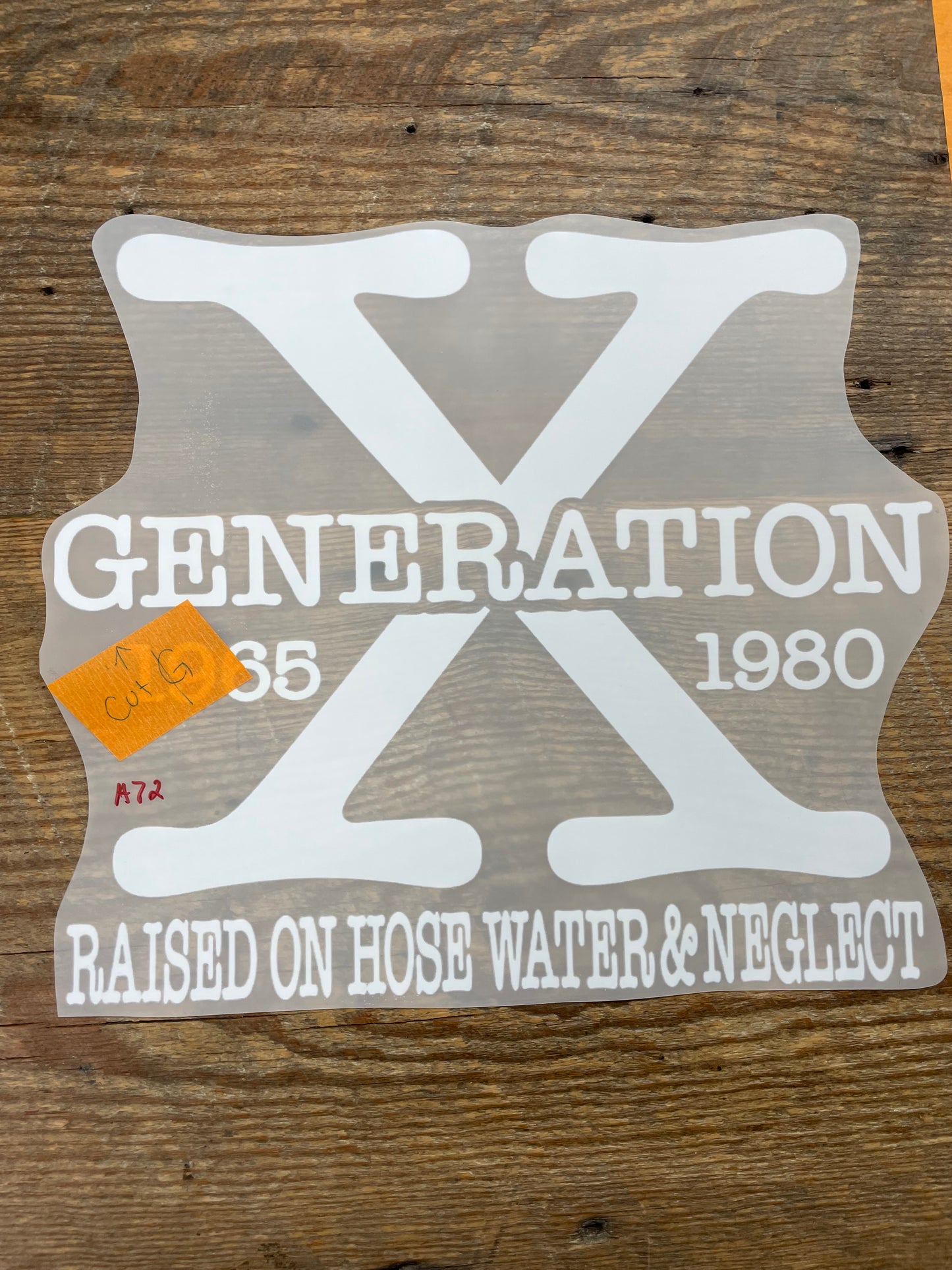 Generation x #A72 Discount Print