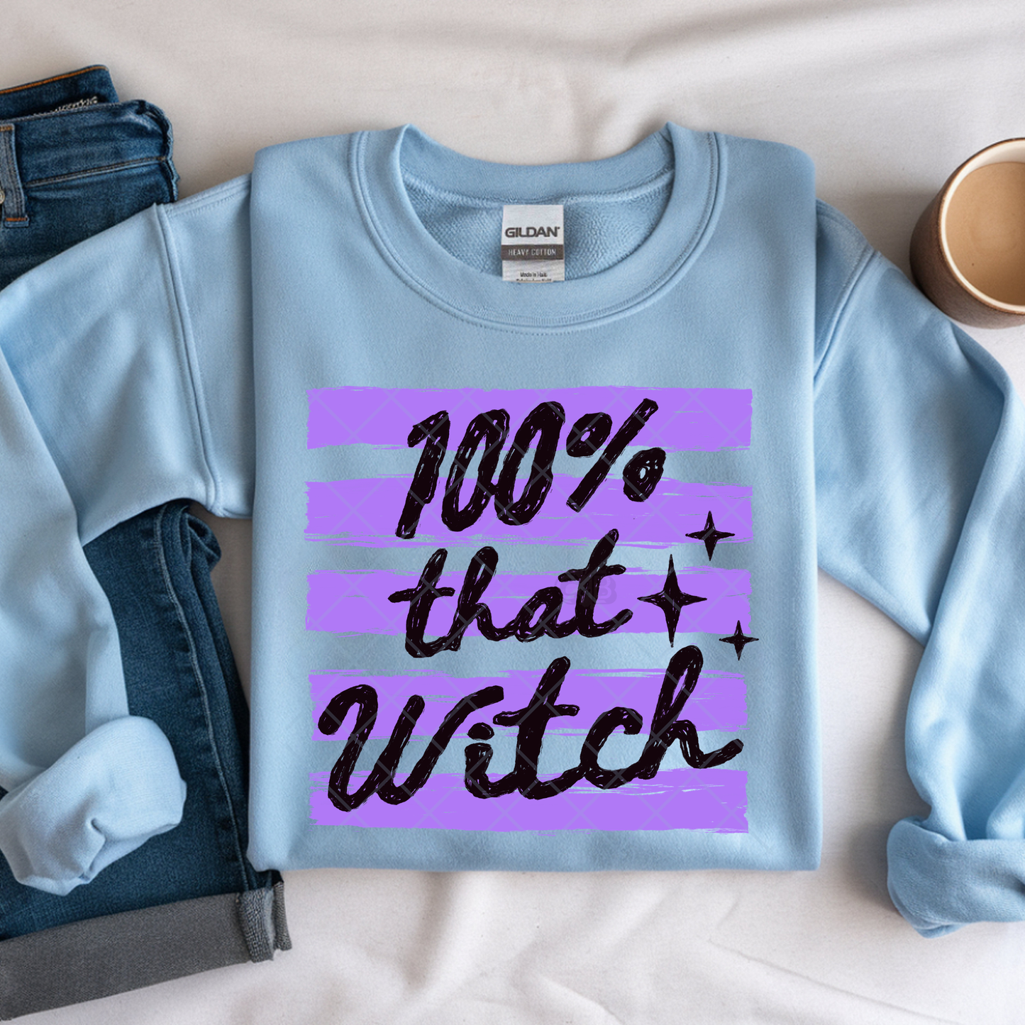 100% That Witch - Premium Graphic T-Shirt for Casual Wear