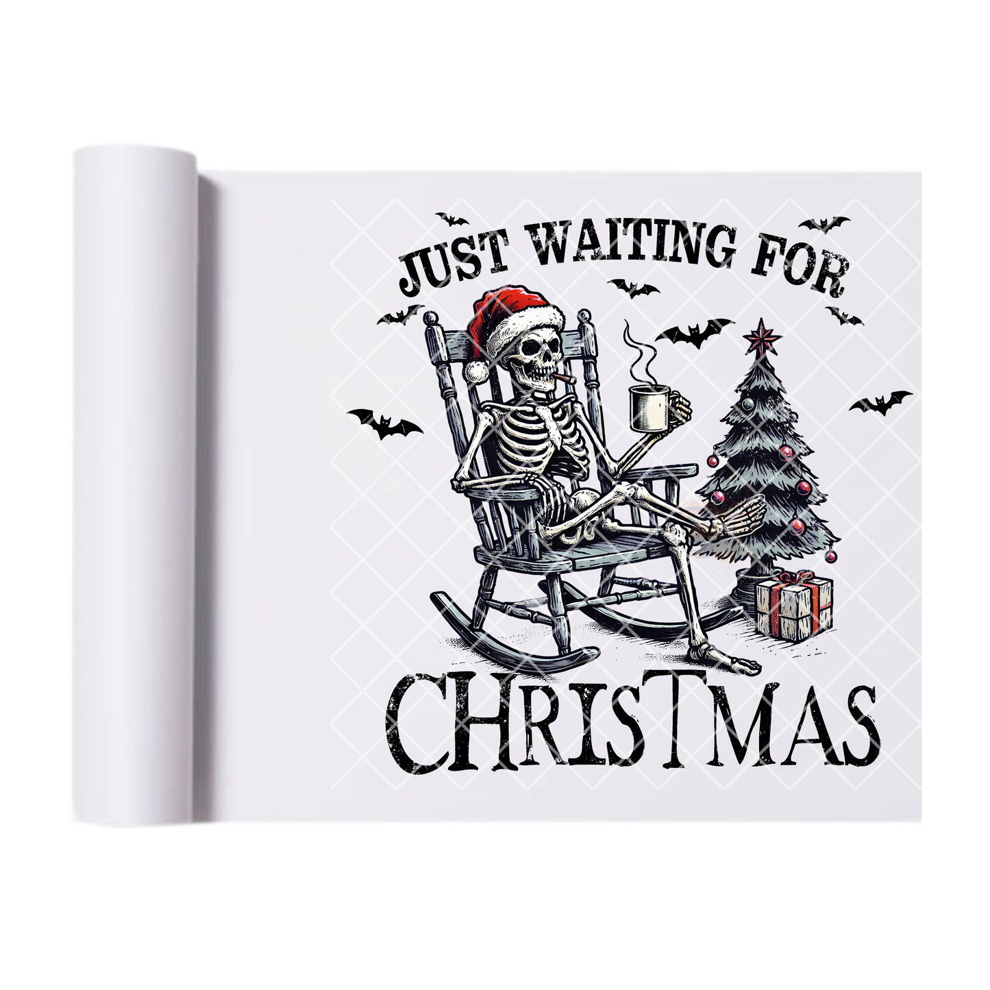 Waiting For Christmas DTF Transfer