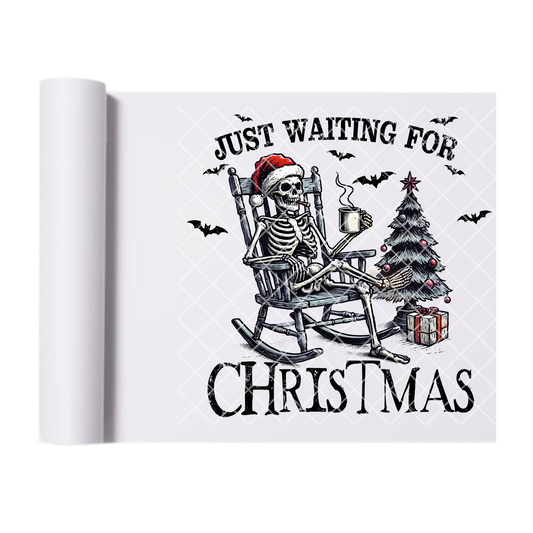 Waiting For Christmas DTF Transfer