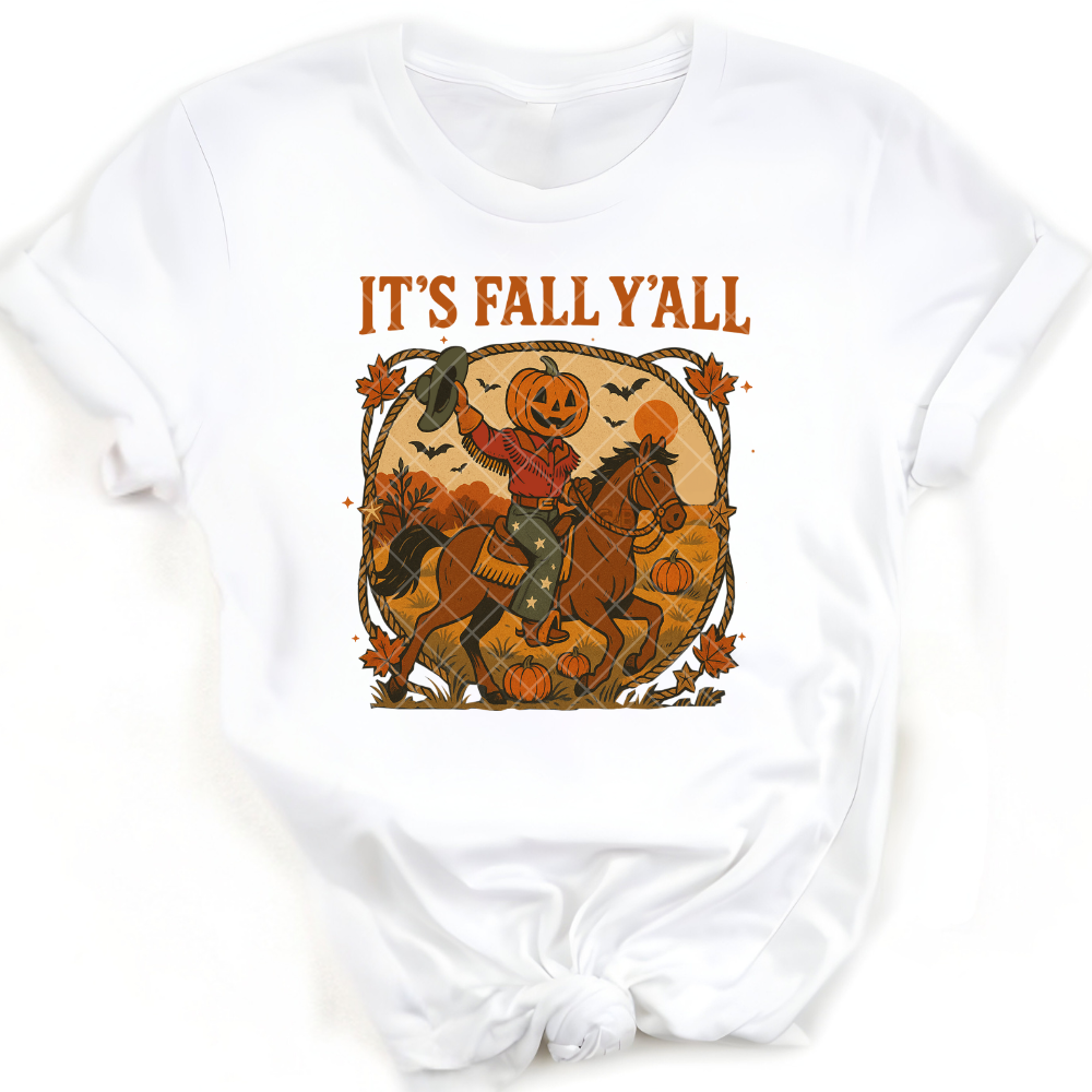 It’s fall yall -DRAFT - Premium Graphic T-Shirt for Casual Wear