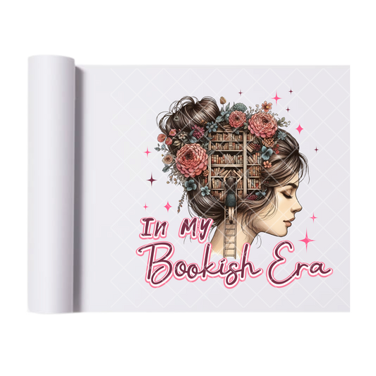 Bookish - Direct Print Film Transfer for Trendy T-Shirts, Cotton, Polyester & Blends - High-Quality Print