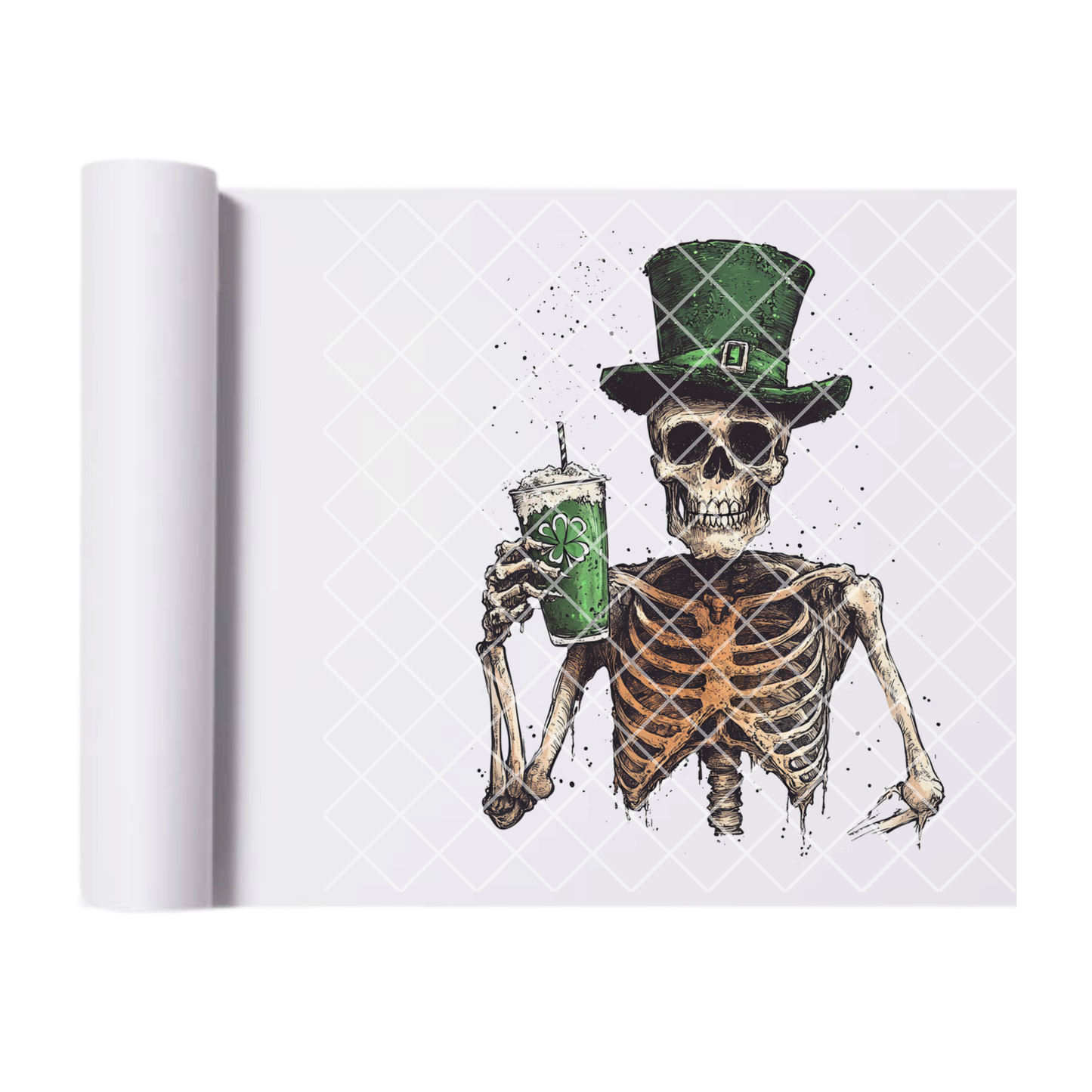 Celebrate Patricks Day - Direct Print Film Transfer for T-Shirts, Cotton, Polyester & Blends - High-Quality DTF Print