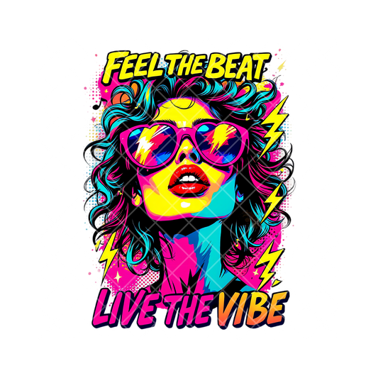 Feel The Vibe PNG