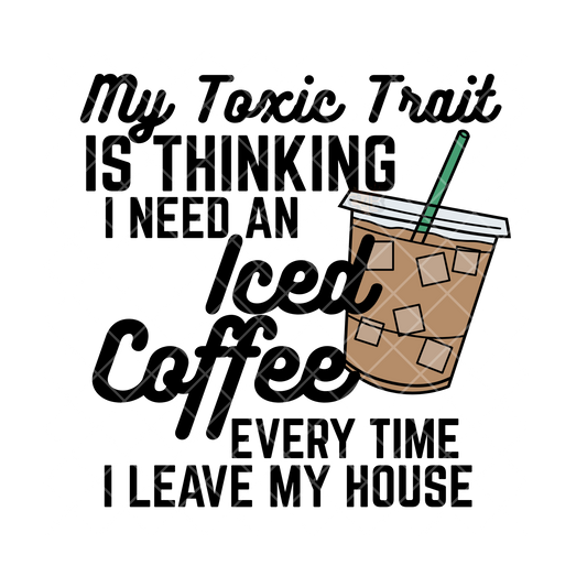 I Need An Iced Coffee PNG