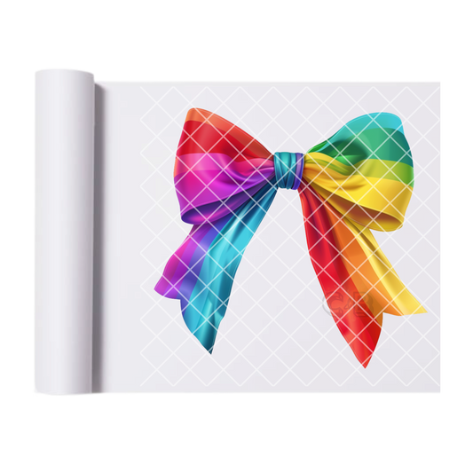 Rainbow bow DTF transfer-high quality transfer for printing