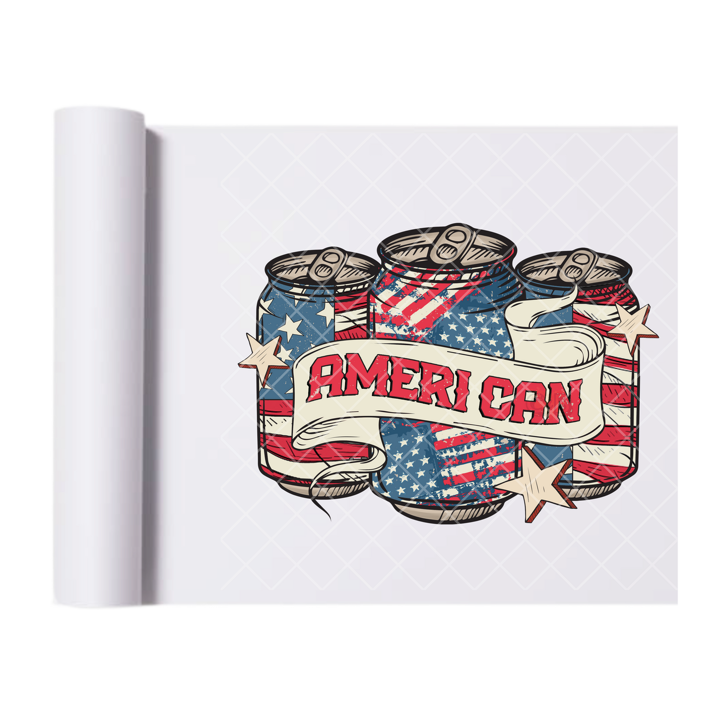 Ameri Can - Direct Print Film Transfer for T-Shirts, Cotton, Polyester & Blends - High-Quality Print