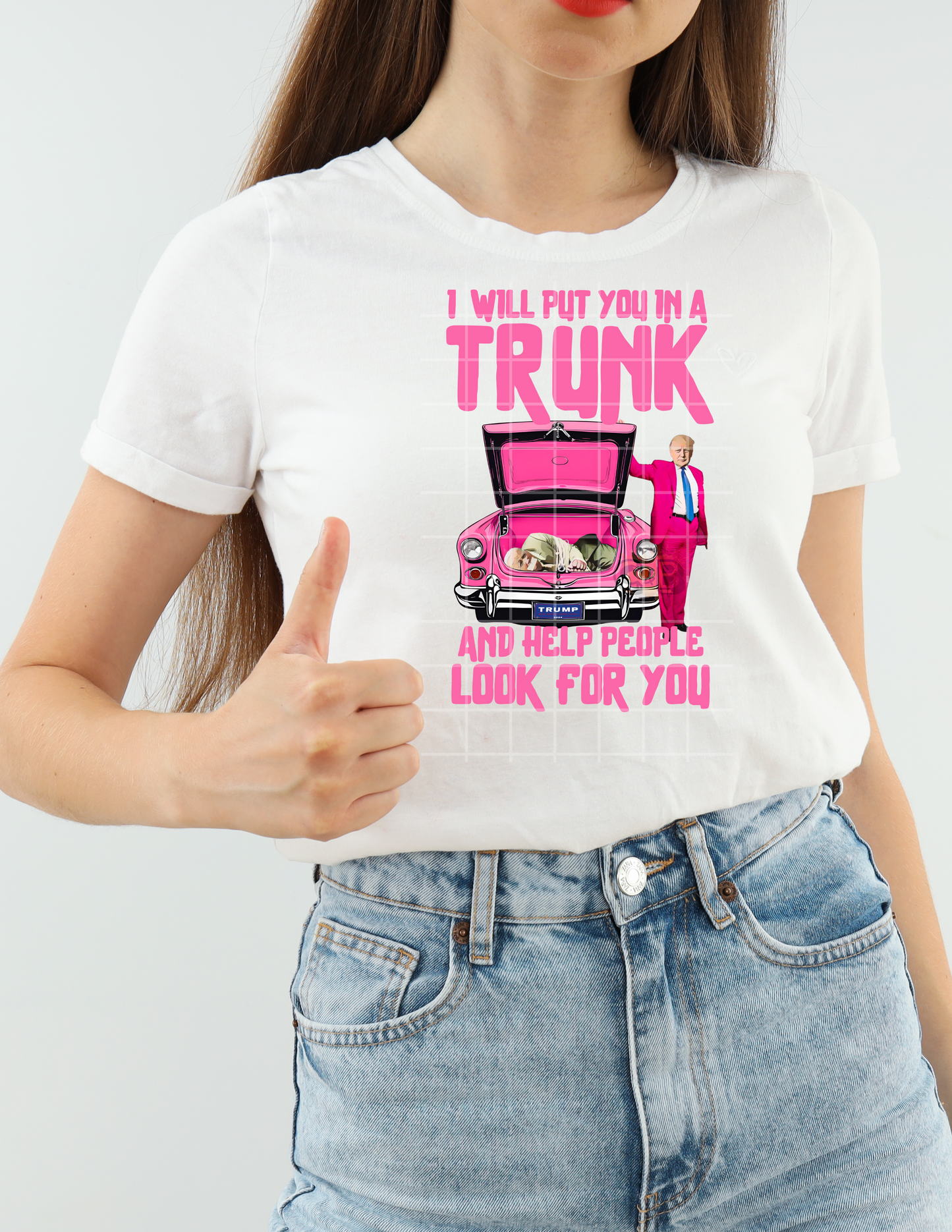 Trump Pink Trunk T-Shirt