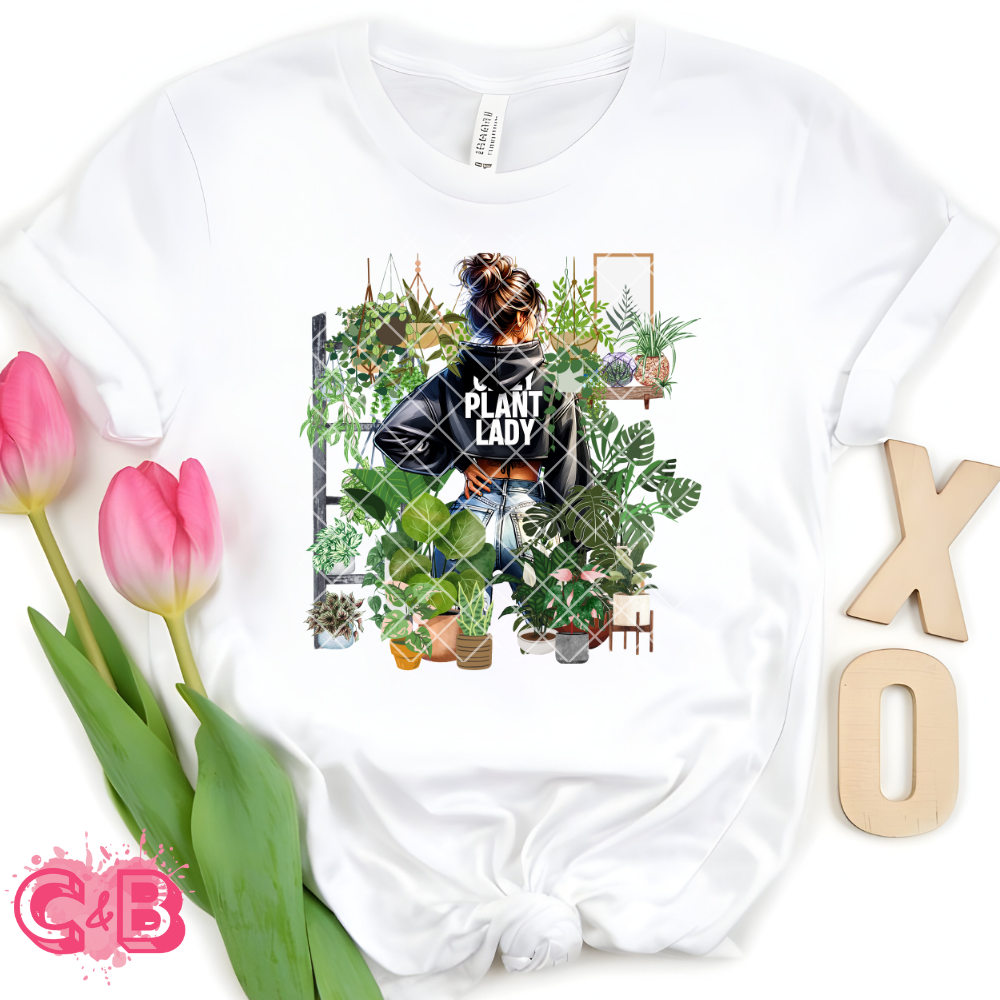 Crazy plant lady babe DTF transfer-high quality transfer for printing