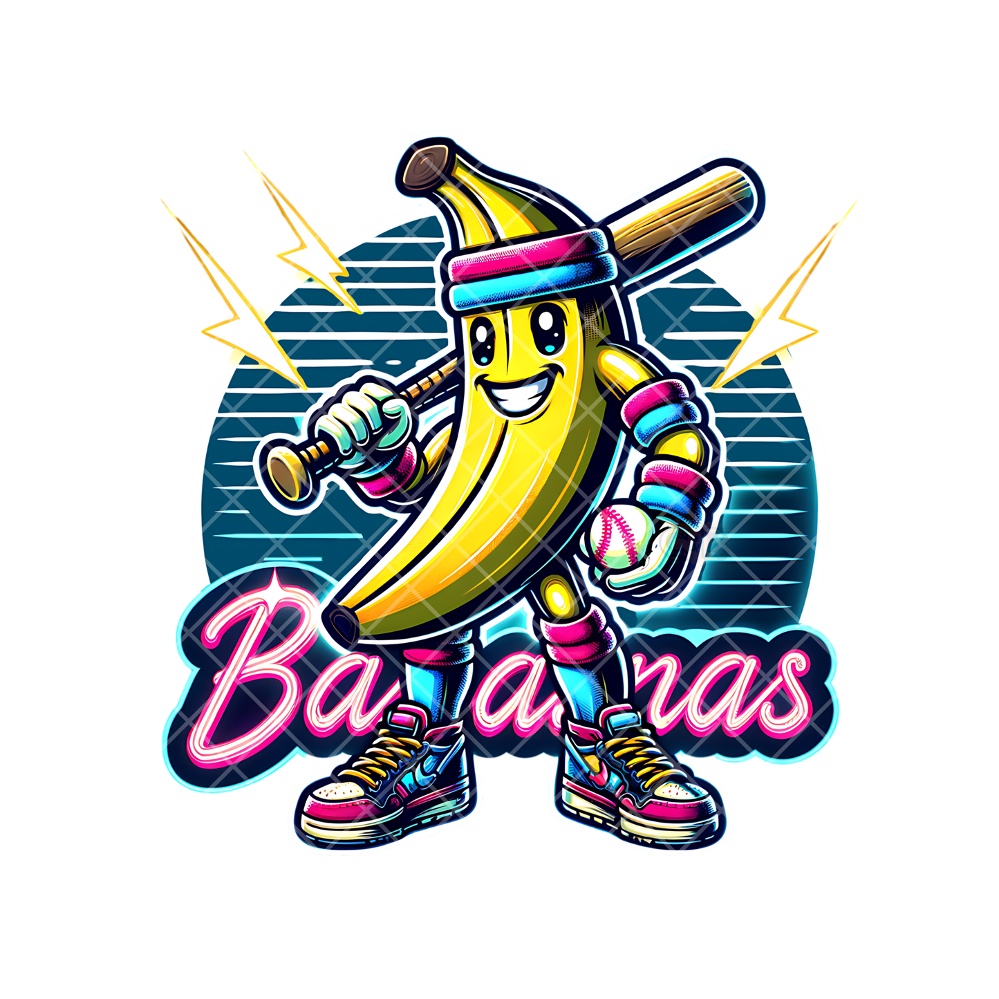 Baseball Banana PNG