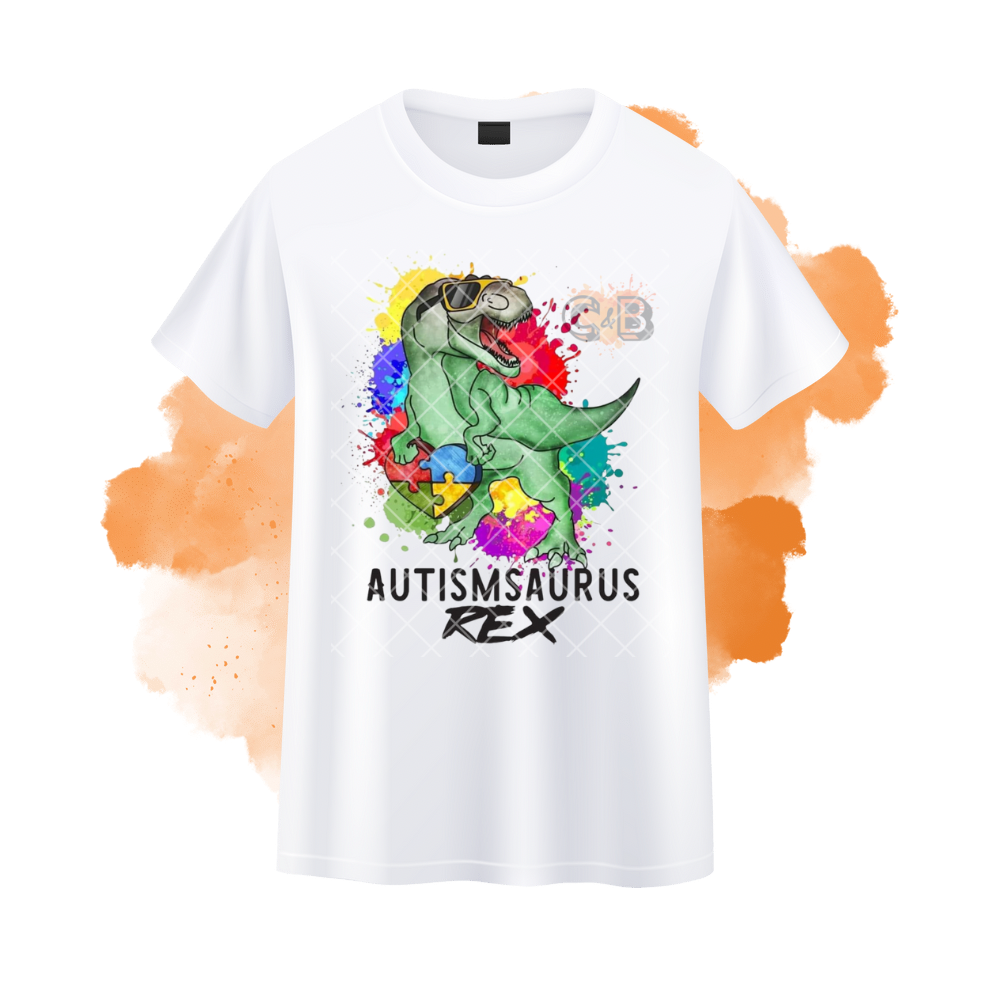 Autismsaurus Autism Awareness T-Shirt