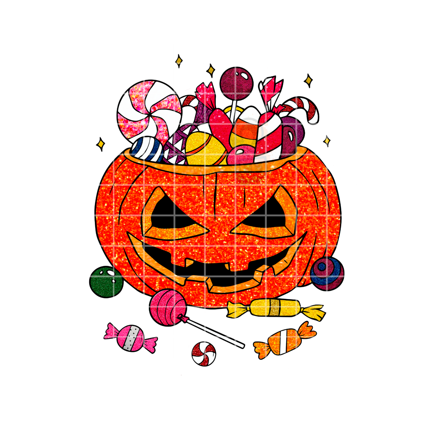 Glitter Pumpkin Candy Bouquet T-Shirt