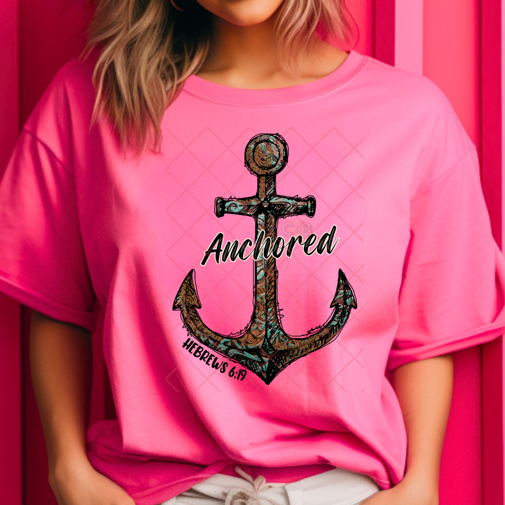 Anchored Anchor - Premium Graphic T-Shirt for Casual Wear