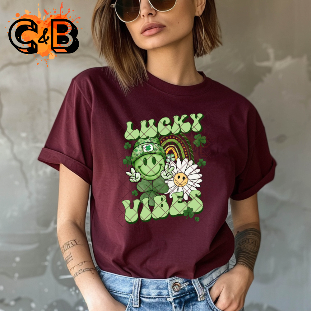 Lucky Vibes Green PNG