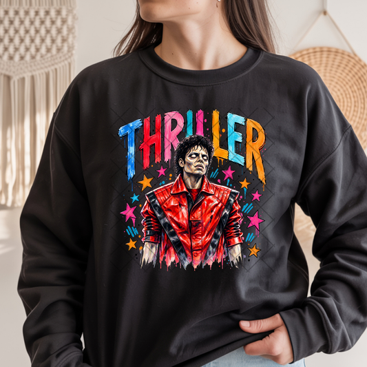 Colorful Thriller MJ - Premium Graphic T-Shirt for Casual Wear