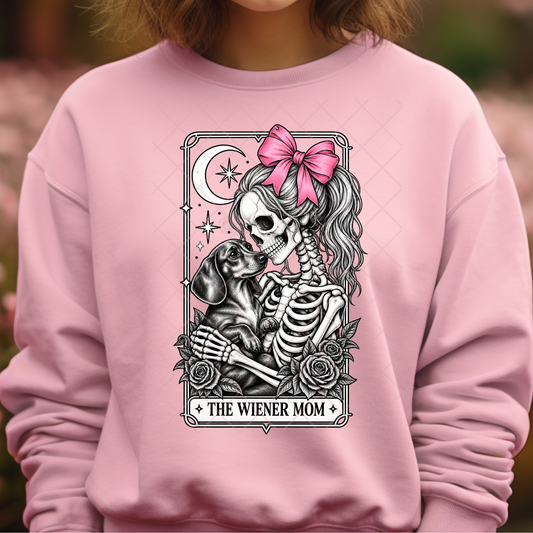 The Weiner Dog Mom Skelly - Premium Graphic T-Shirt for Casual Wear