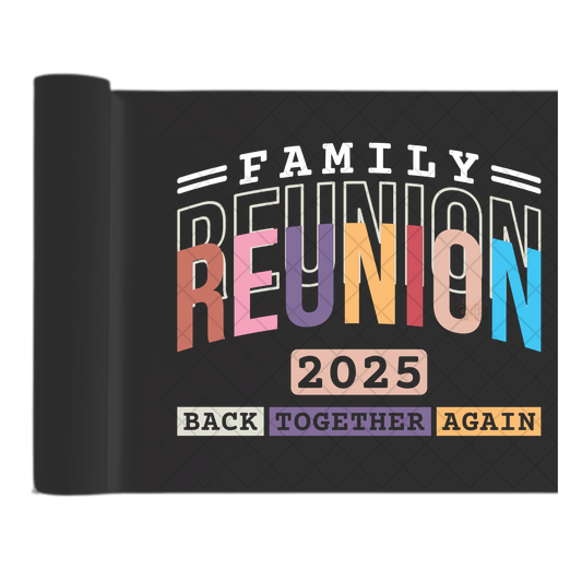 Family Reunion 2025 - Direct Print Film Transfer for Trendy T-Shirts, Cotton, Polyester & Blends - High-Quality Print