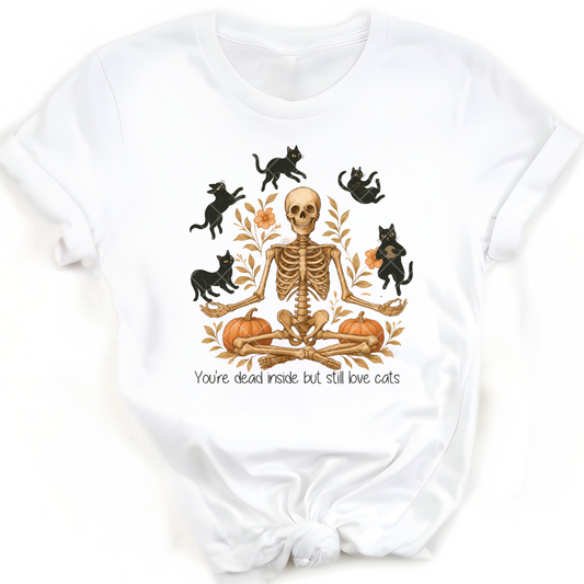 You’re gone inside but still like cats - Premium Graphic T-Shirt for Casual Wear