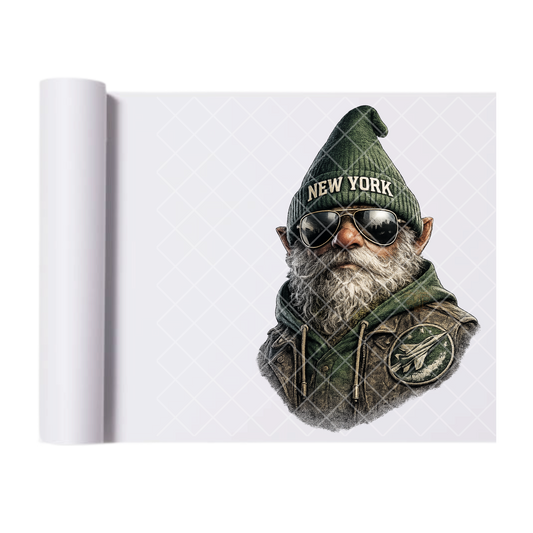 New York Football - Direct Print Film Transfer for T-Shirts, Cotton, Polyester & Blends - High-Quality Print
