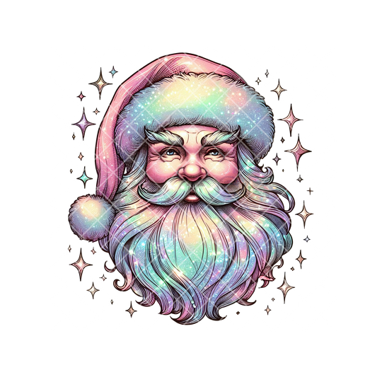 Shimmering Santa Claus PNG