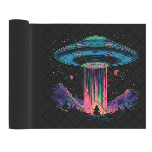 UFO comic book style graphic DTF transfer-high quality transfer for printing