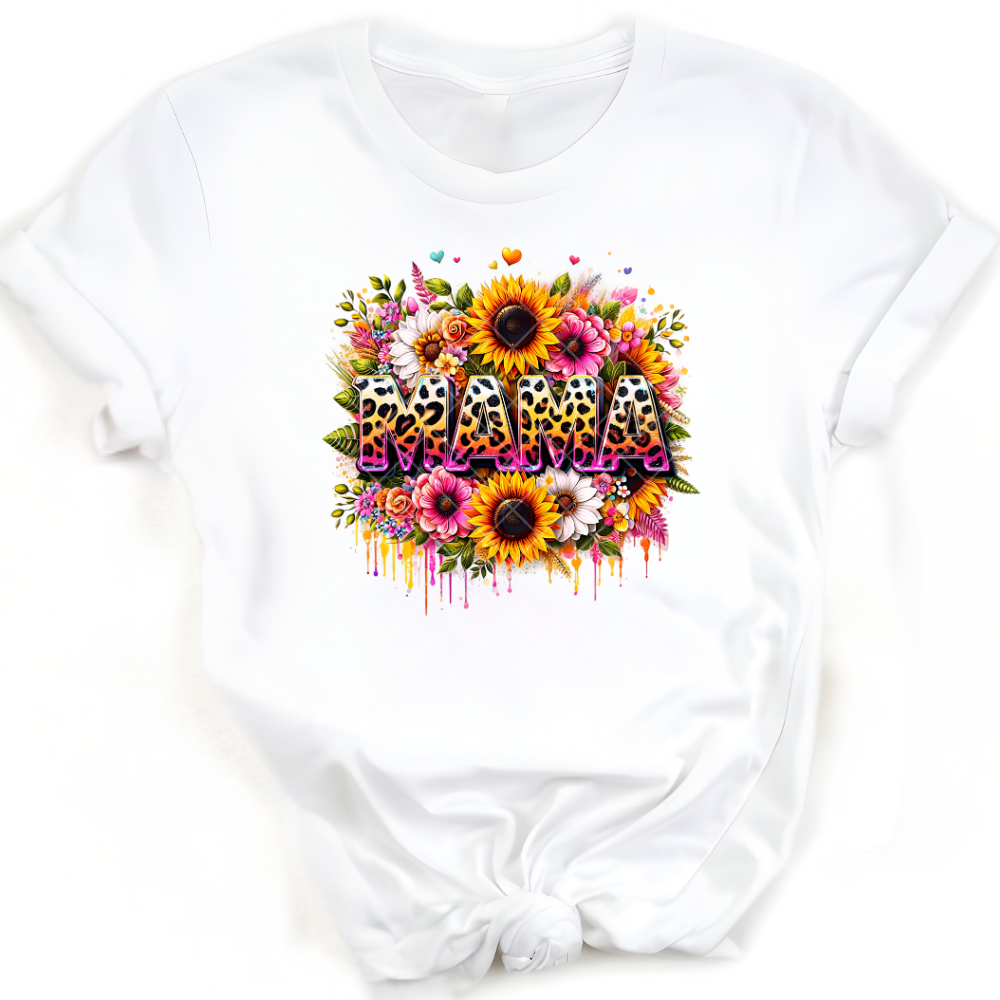 Mama Hombre Pink Cheatah Print PNG