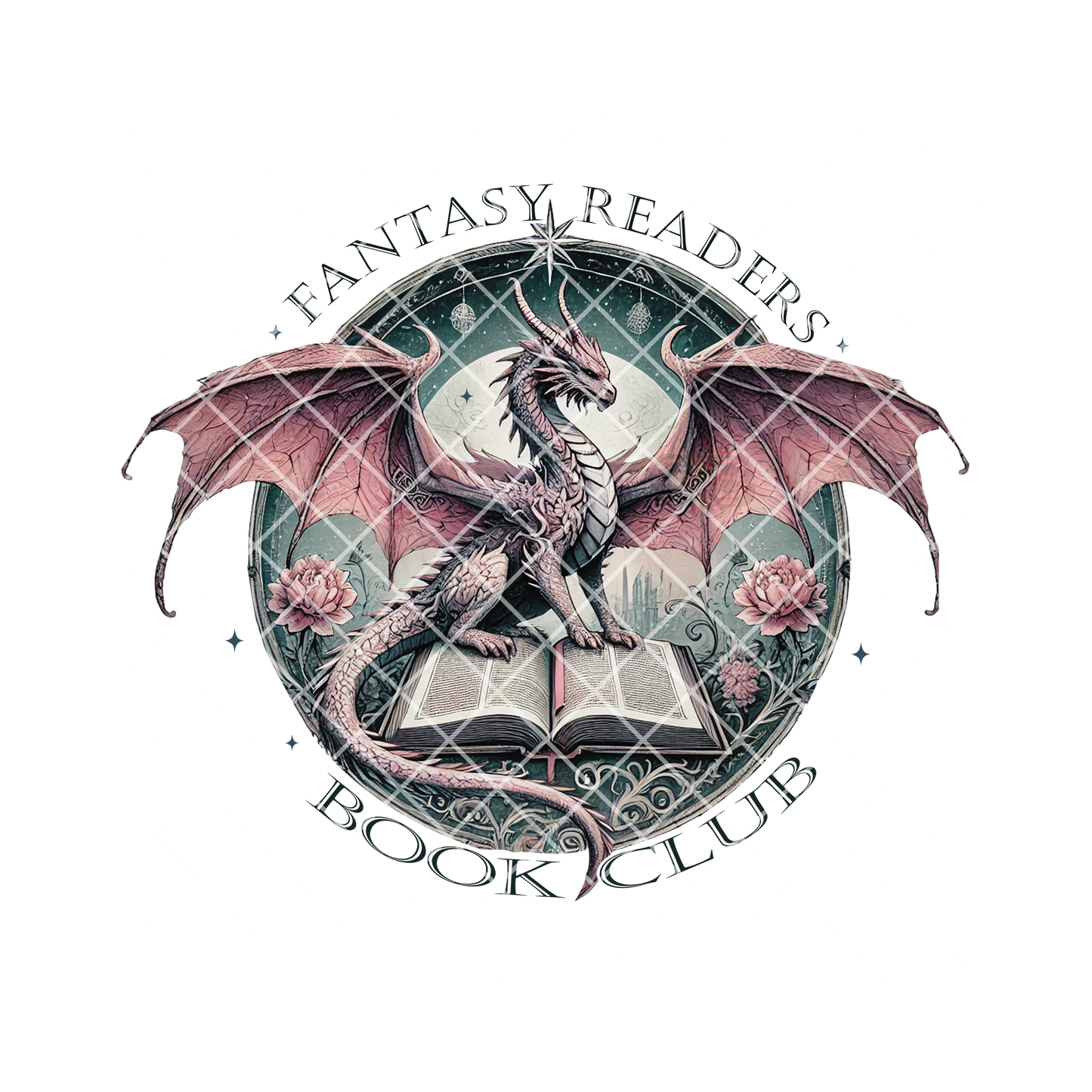 Fantasy Reading Book Club Dragon PNG
