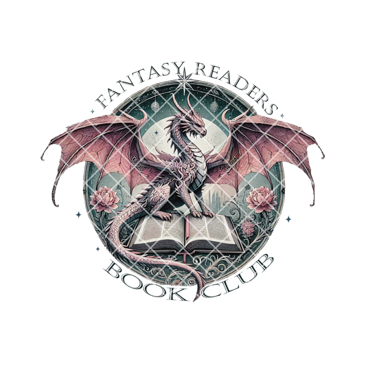 Fantasy Reading Book Club Dragon PNG