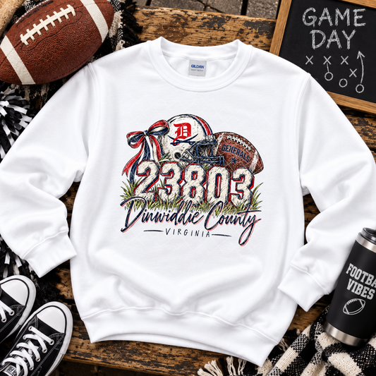 Dinwiddie Football Zip Code - Premium Graphic T-Shirt for Casual Wear