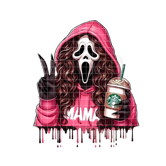 Ghostface MAMA Brown Hair PNG