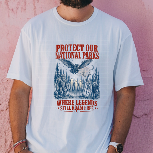 Where legends still roam - Premium Graphic Trendy T-Shirt for Casual Wear