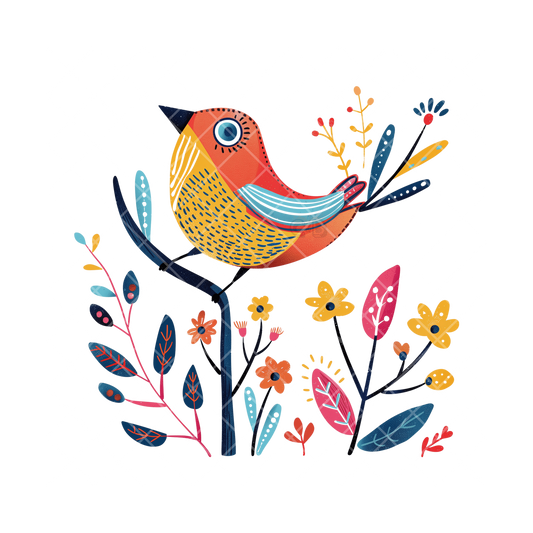 Pattern Bird Blend PNG