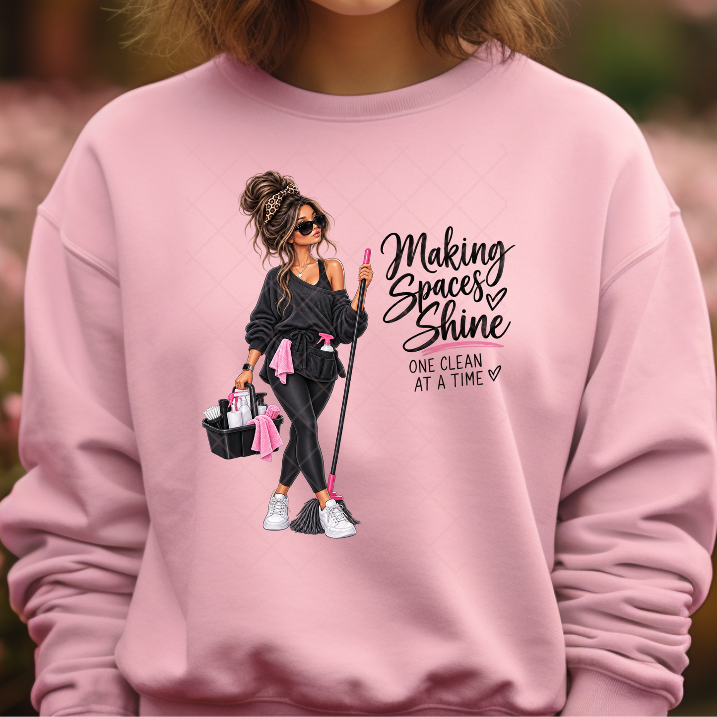 Making Spaces Shine Girl - Premium Graphic T-Shirt for Casual Wear
